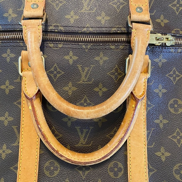 Pre-loved Louis Vuitton Monogram Keepall 55 Bandoulière - Picture 7 of 15